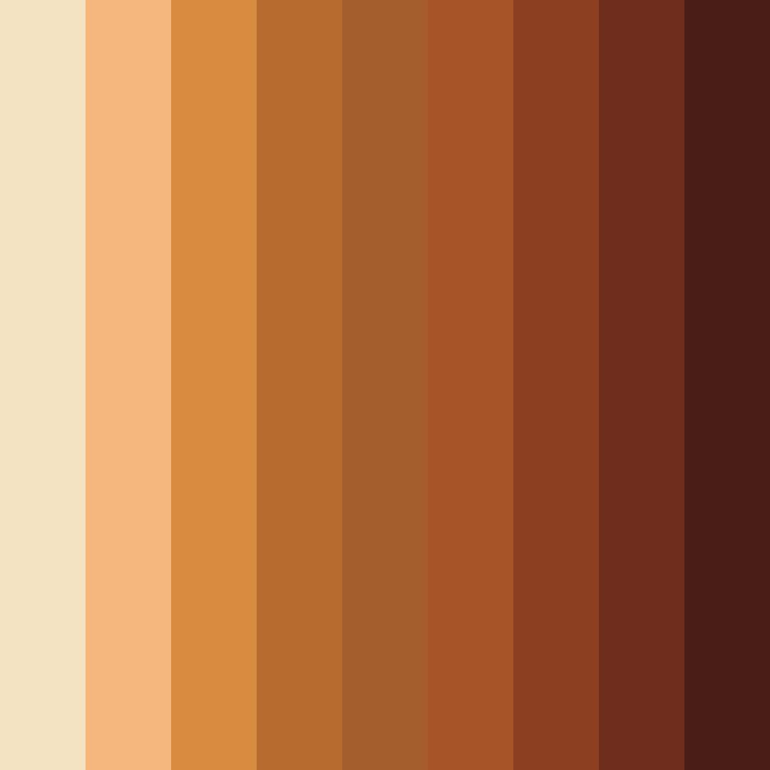 Download harvest hues color palette PNG image (square)