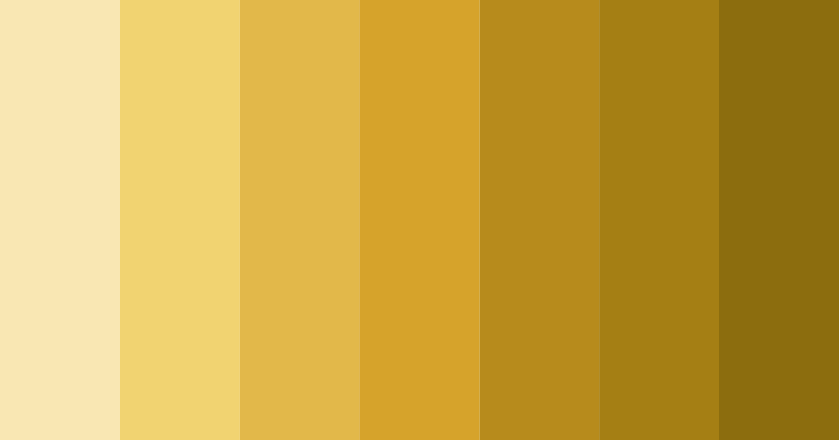 Download golden hues color palette PNG image (landscape)