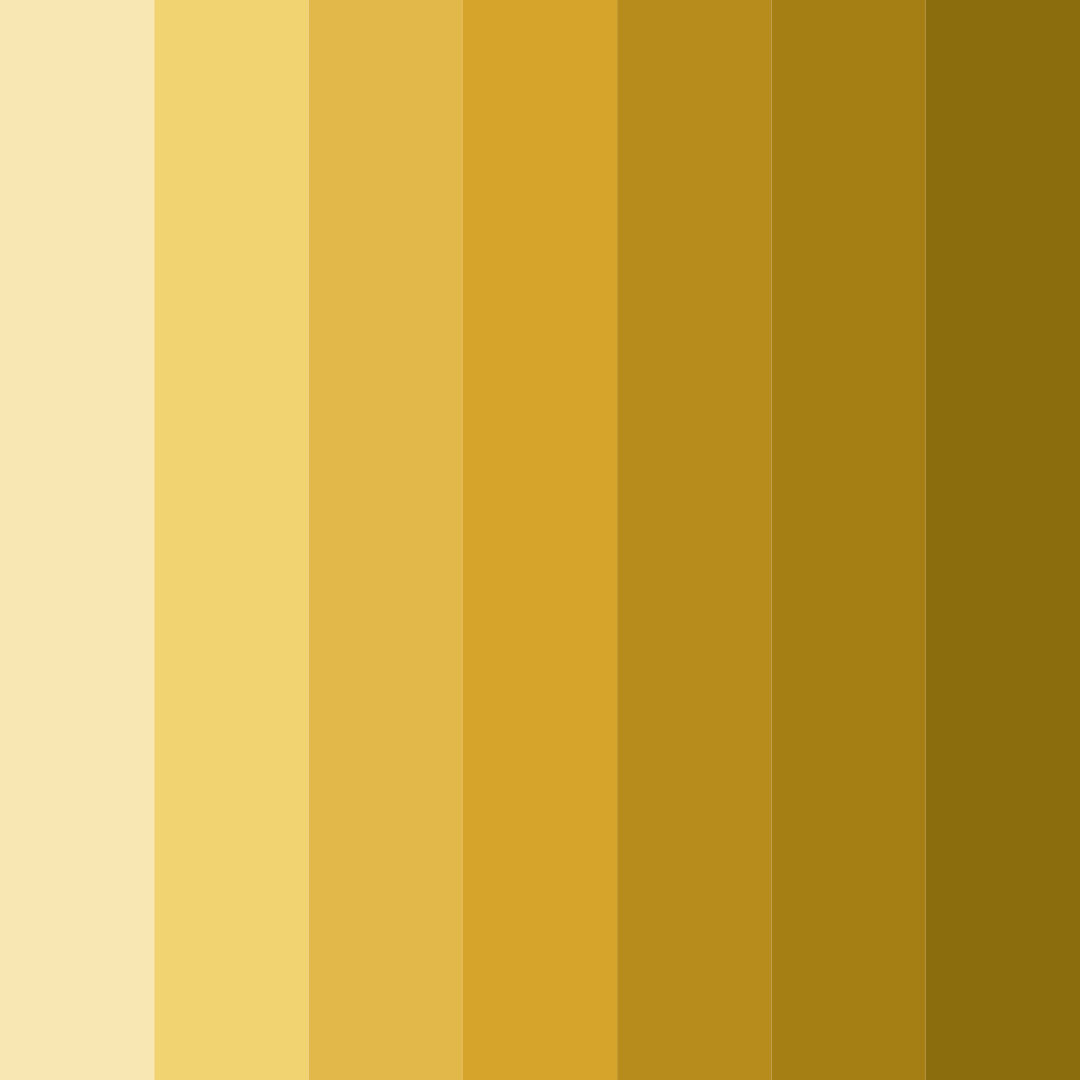 Download golden hues color palette PNG image (square)