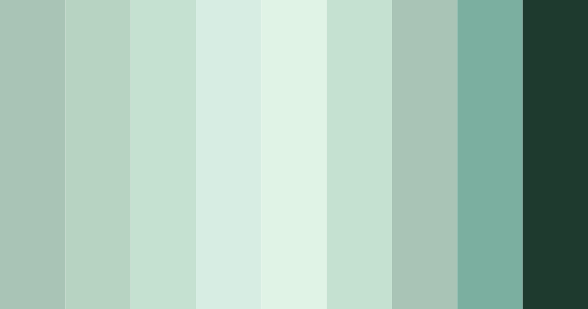 Download forest serenity color palette PNG image (landscape)