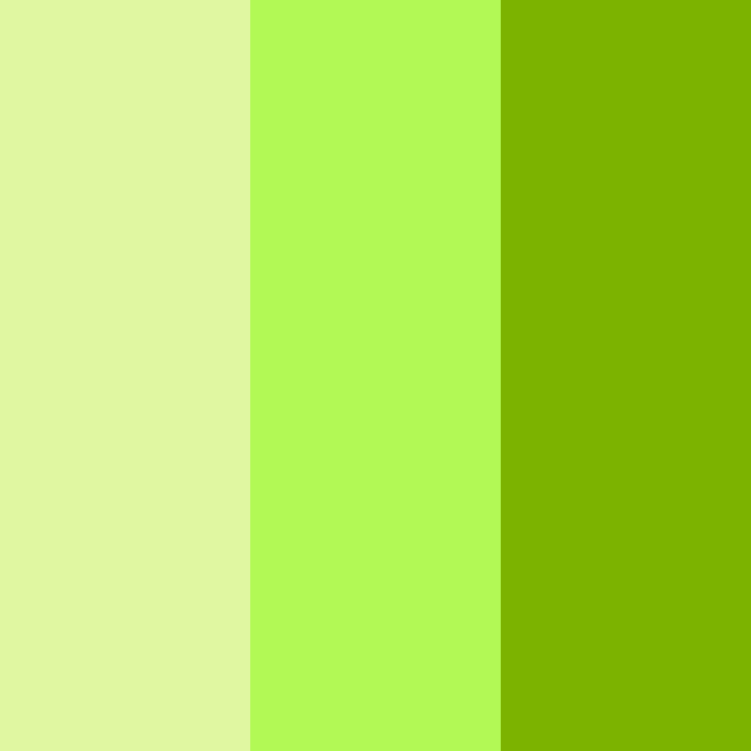 Download bright green color palette PNG image (square)