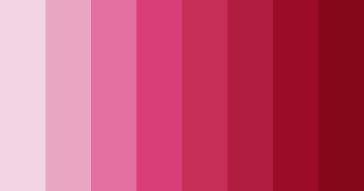 Download blush and crimson symphony color palette PNG image (landscape)