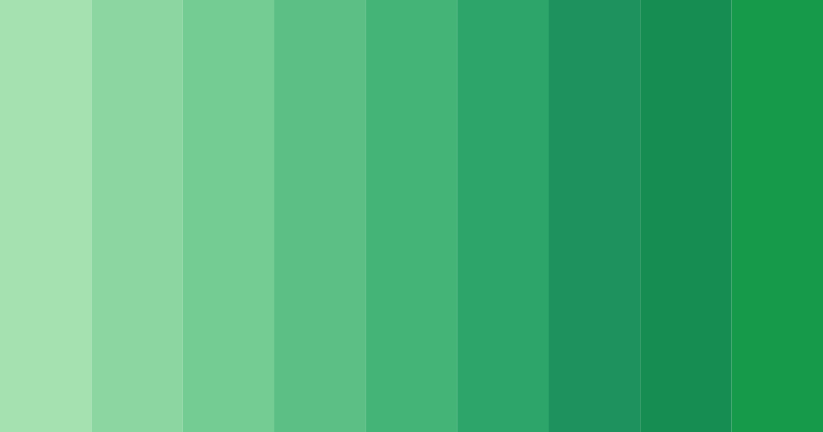 Download emerald oasis color palette PNG image (landscape)