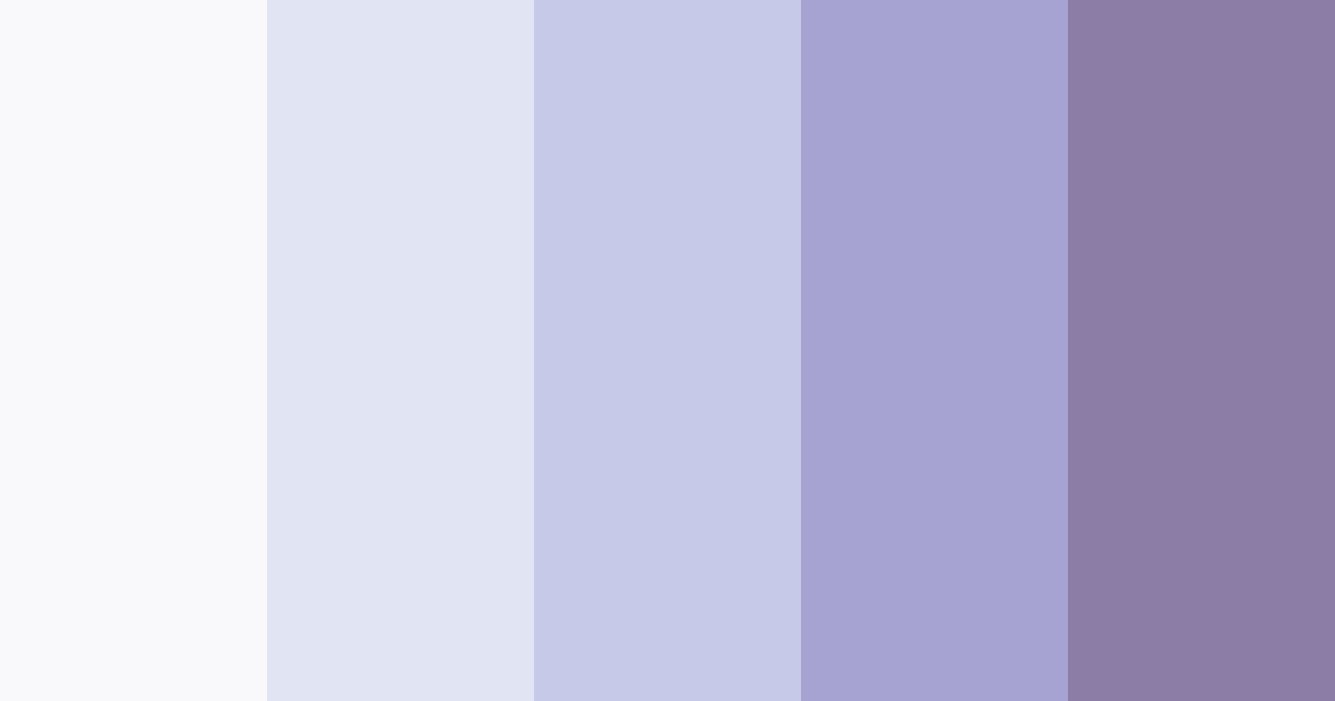 Download light purple color palette PNG image (landscape)