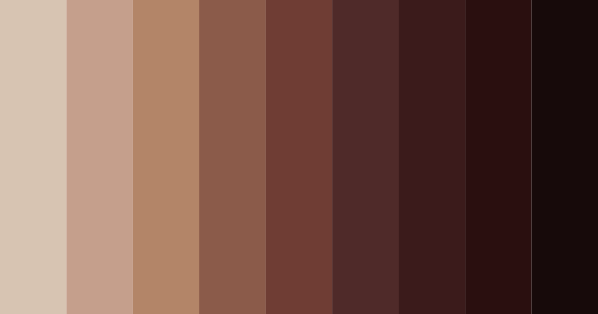 Download cocoa dreams color palette PNG image (landscape)