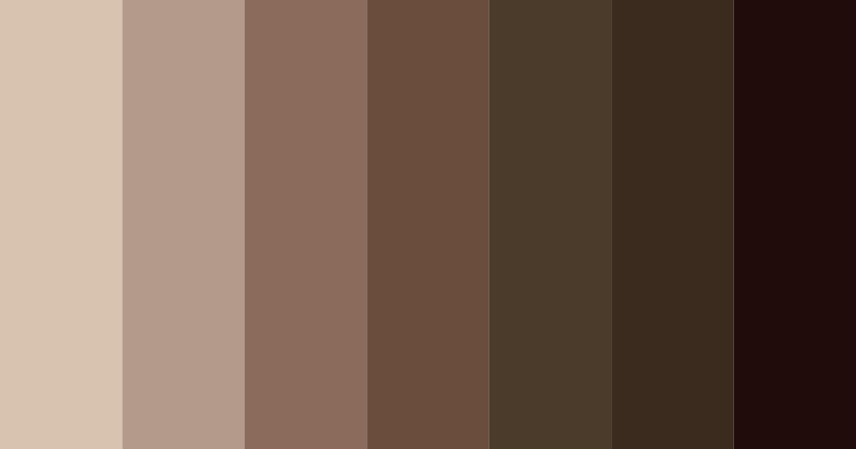 Download cocoa dreams color palette PNG image (landscape)