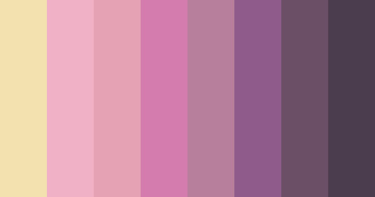 Download melancholic harmony color palette PNG image (landscape)
