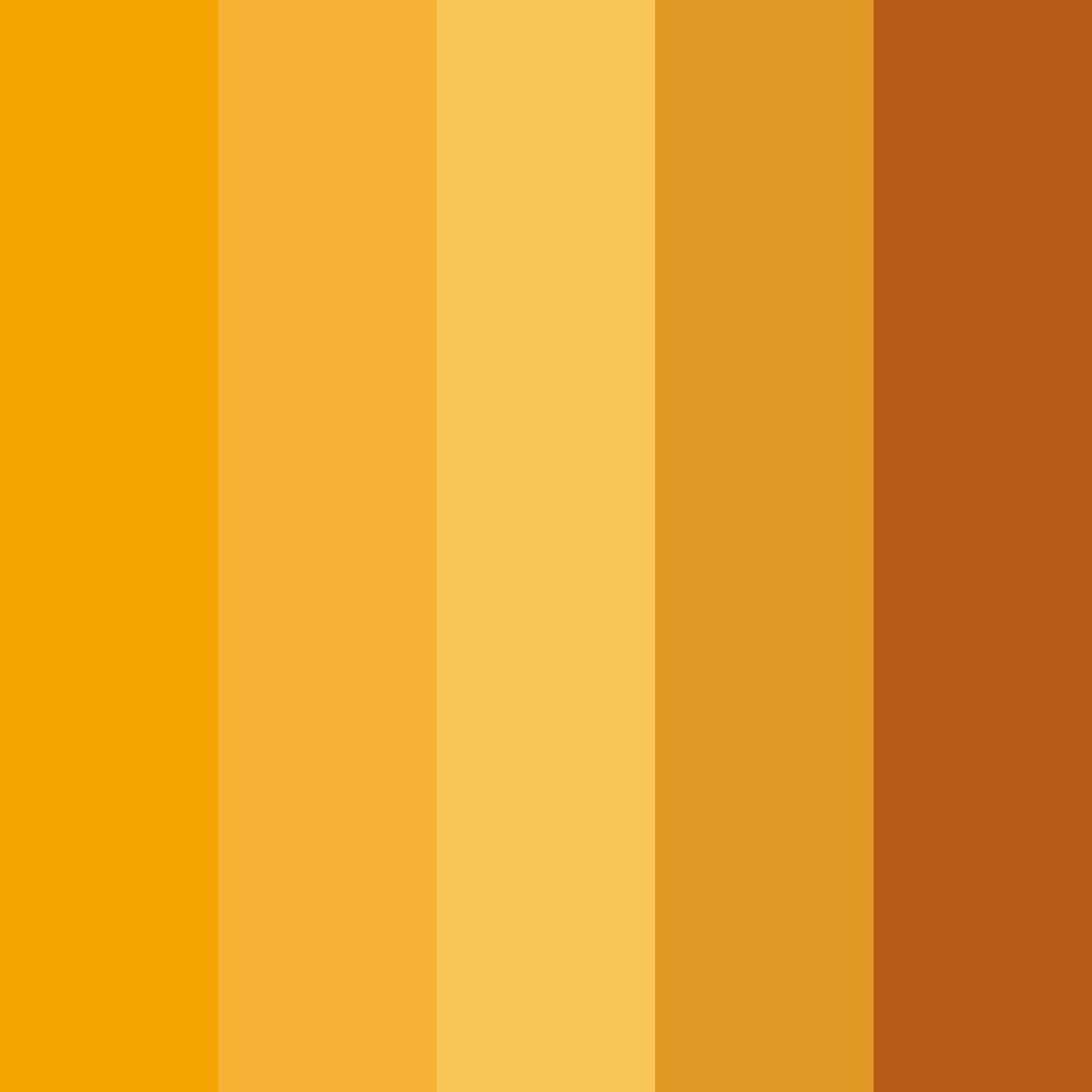 Download golden ember glow color palette PNG image (square)