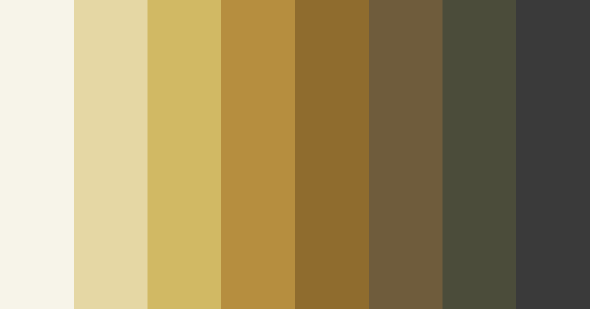 Download shades of brown color palette PNG image (landscape)