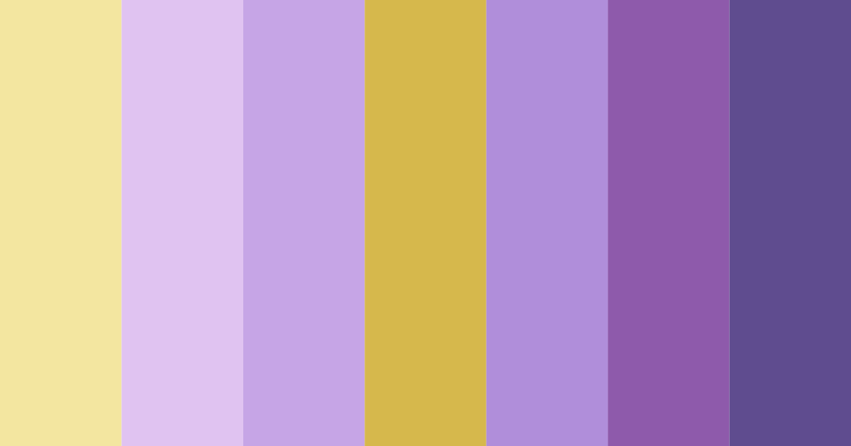 Download lavender sunbeam color palette PNG image (landscape)