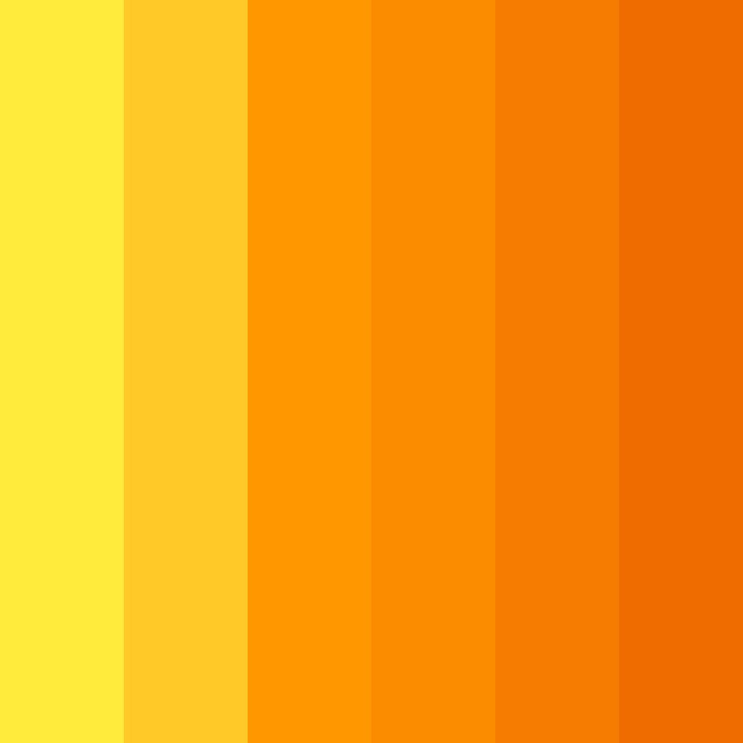 Download sunset citrus burst color palette PNG image (square)