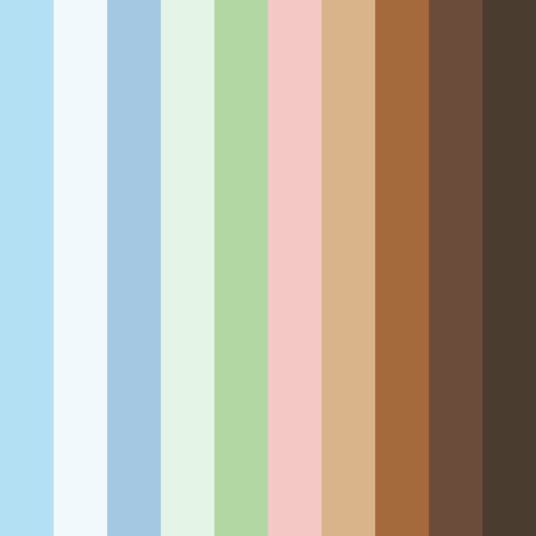 Download serenity in the countryside color palette PNG image (square)