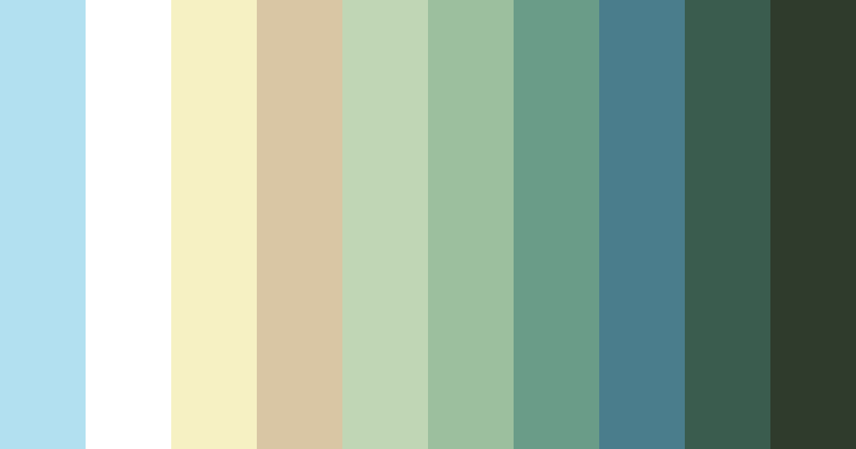Download whispers of tranquility color palette PNG image (landscape)