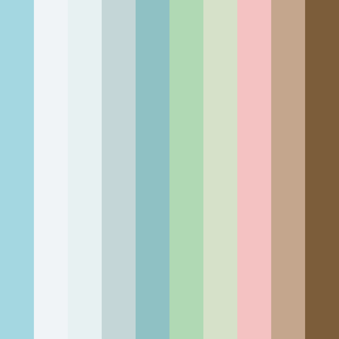 Download serenity in the countryside color palette PNG image (square)