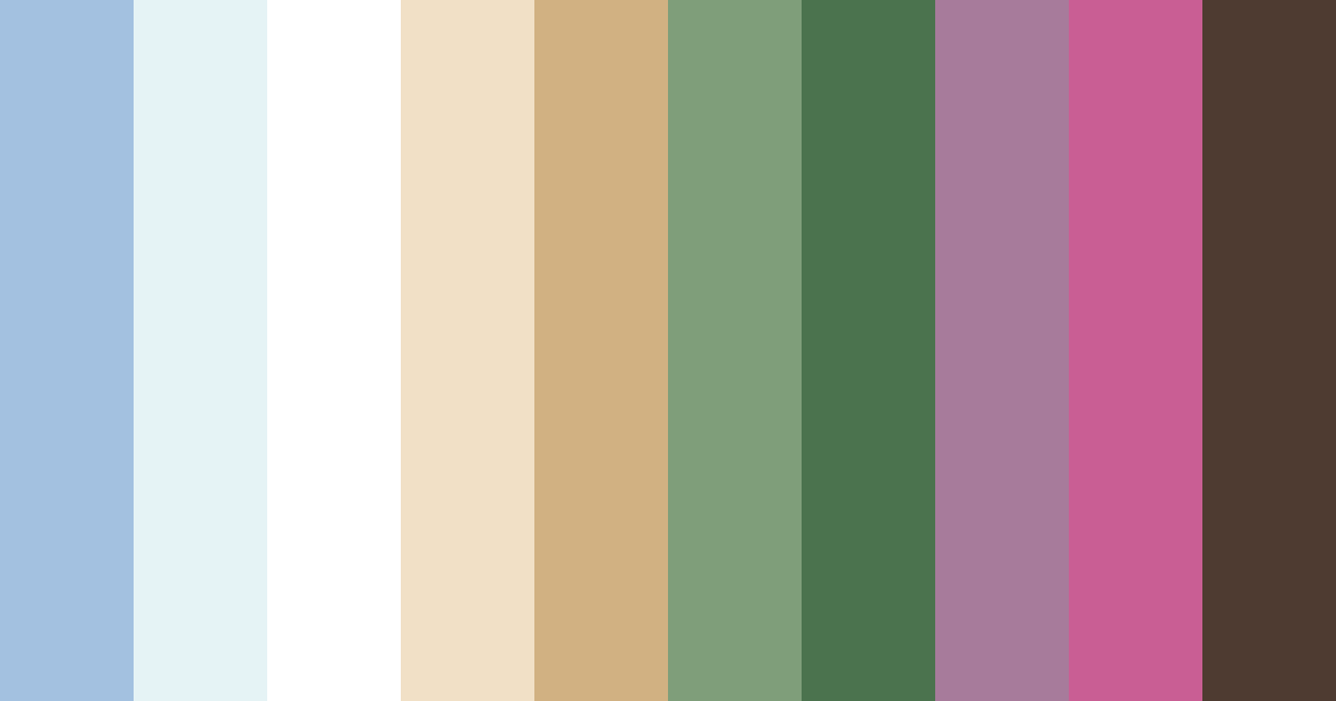 Download serenity in bloom color palette PNG image (landscape)