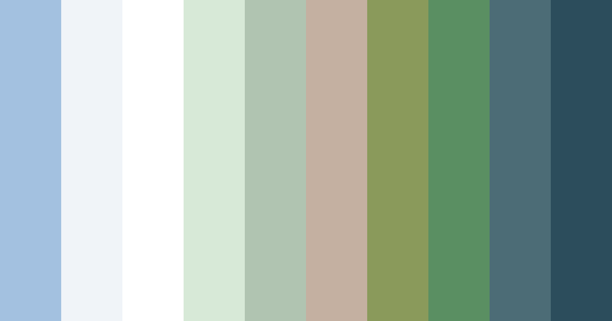 Download serenity in harmony color palette PNG image (landscape)