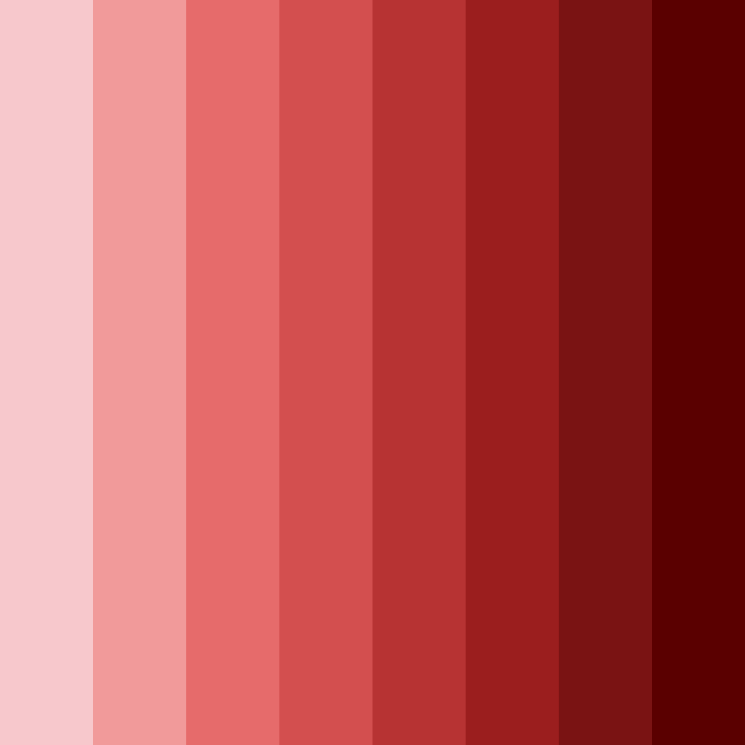 Download crimson shades color palette PNG image (square)
