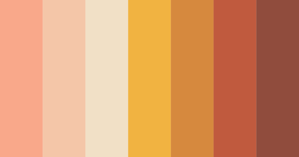 Download sunset harvest color palette PNG image (landscape)