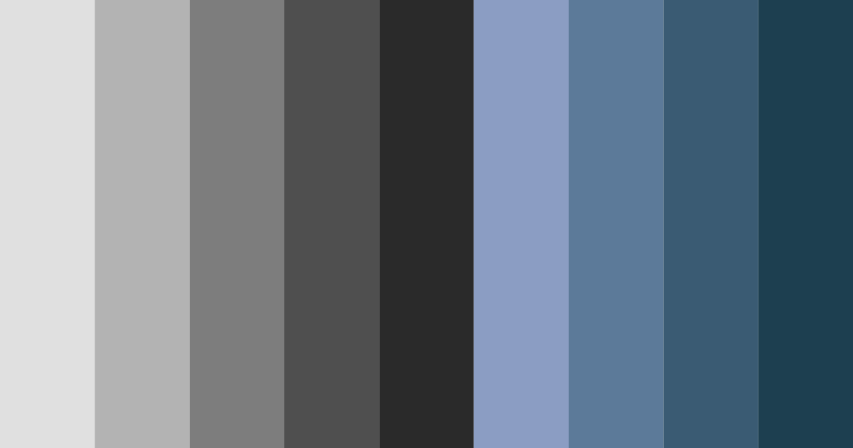 Download urban steel symphony color palette PNG image (landscape)