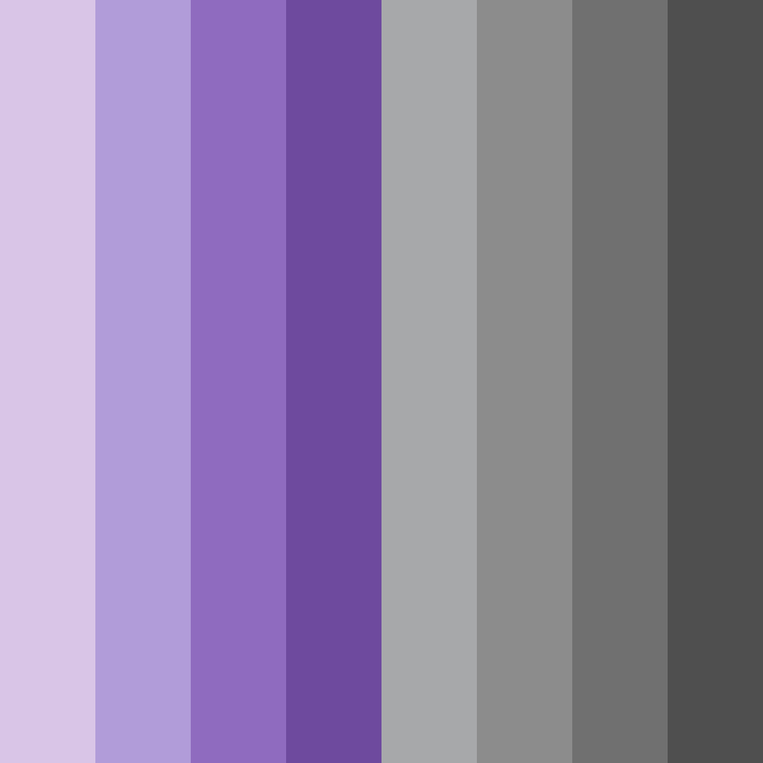 Download purple metallic grey mix color palette PNG image (square)