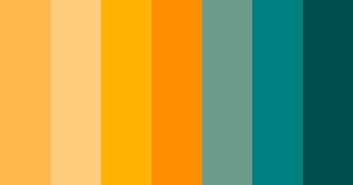 Download tropical dawn color palette PNG image (landscape)