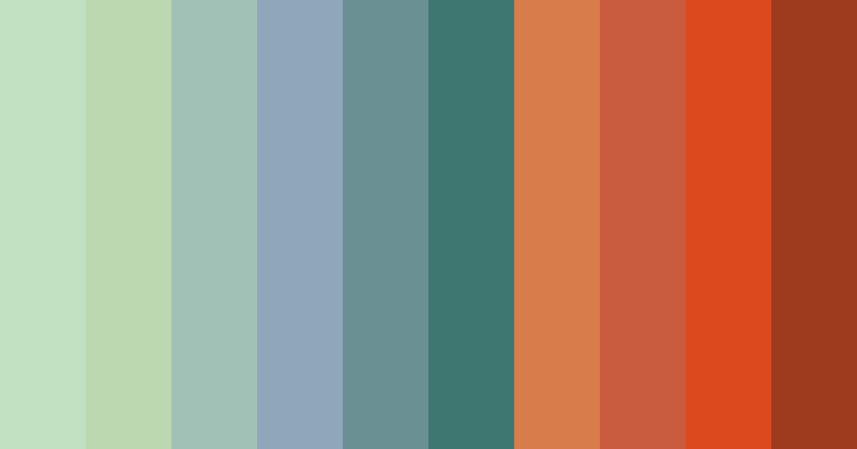 Download earthy breeze color palette PNG image (landscape)