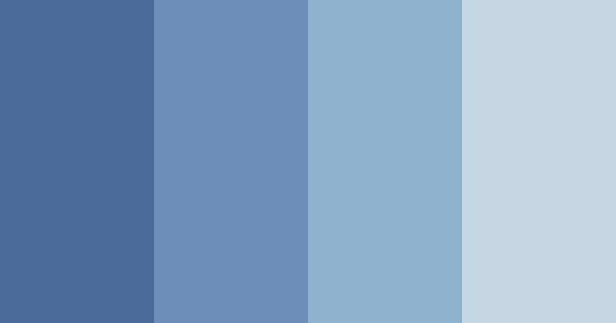 Download blue horizon color palette PNG image (landscape)
