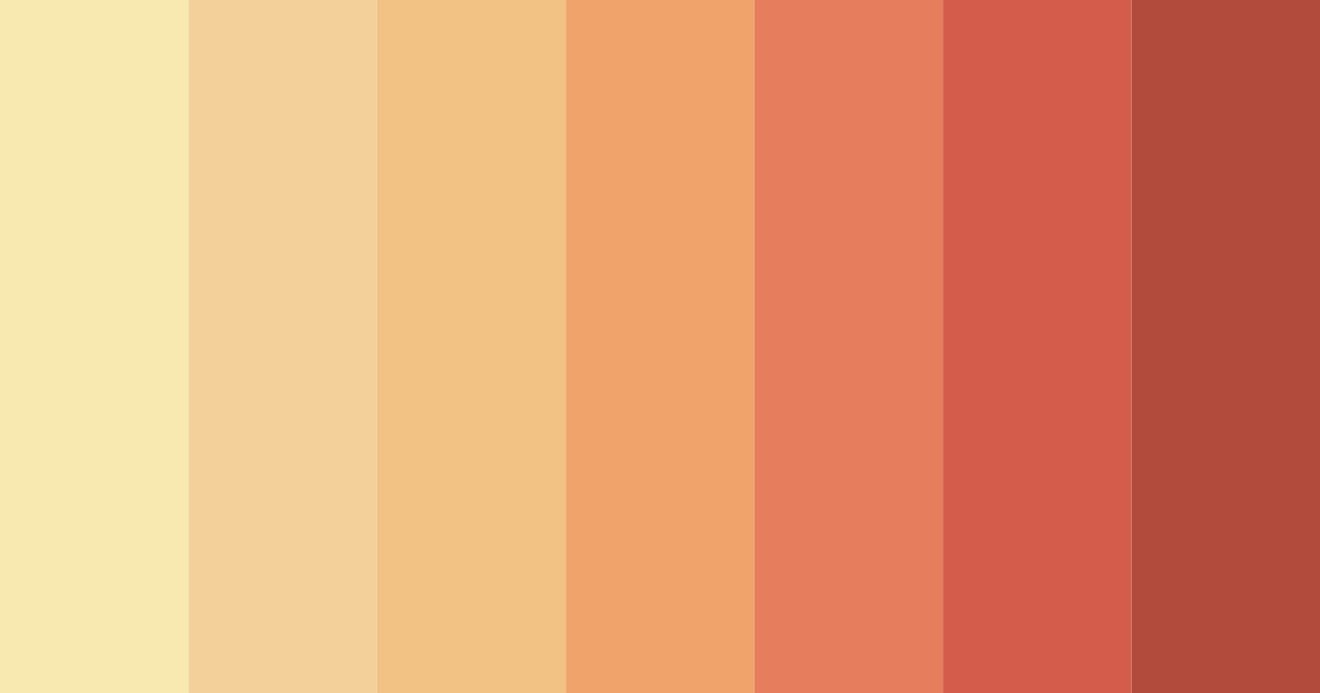 Download warm peach color palette PNG image (landscape)