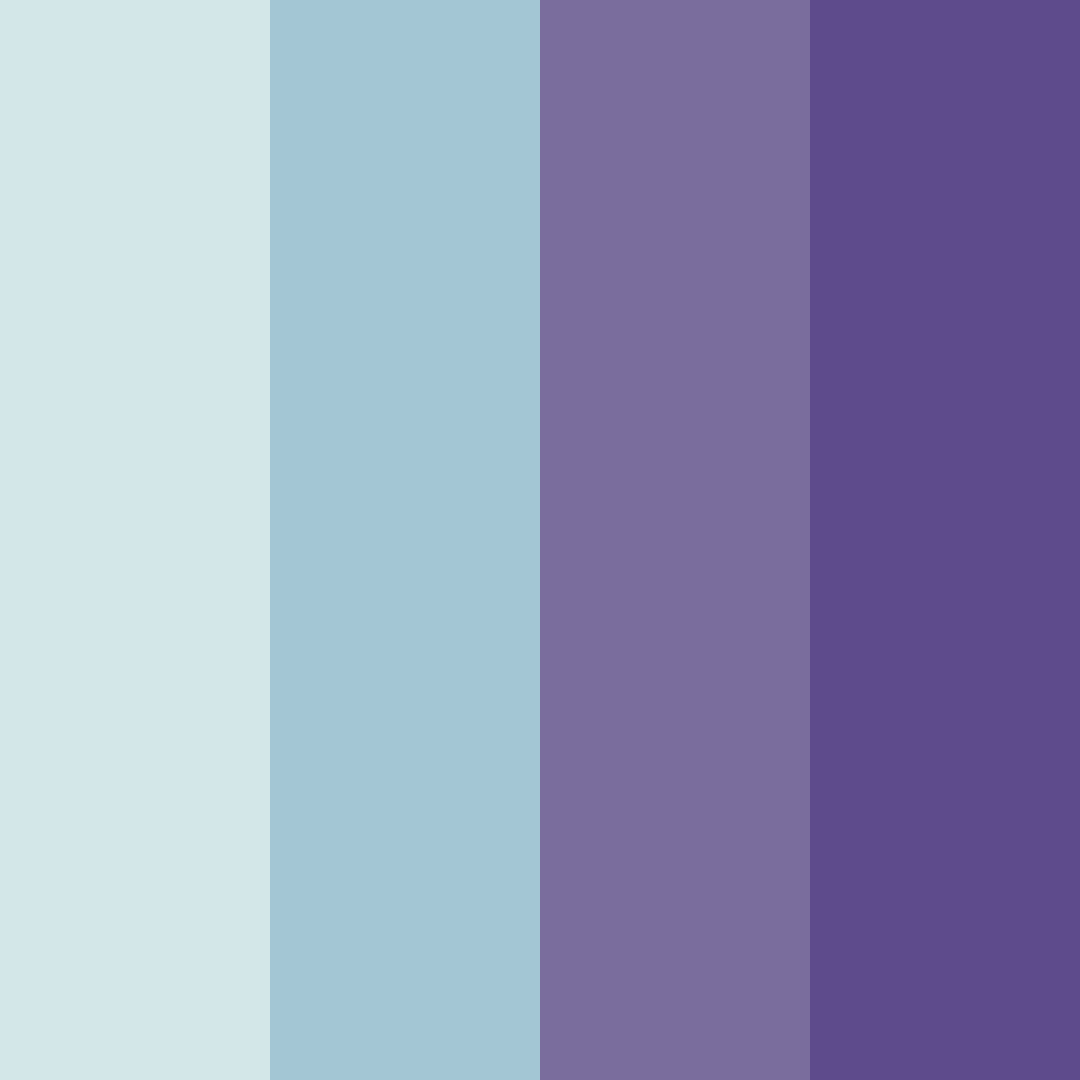 Download oceanic twilight color palette PNG image (square)