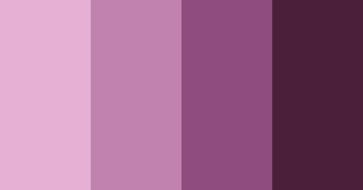 Download dark pink color palette PNG image (landscape)