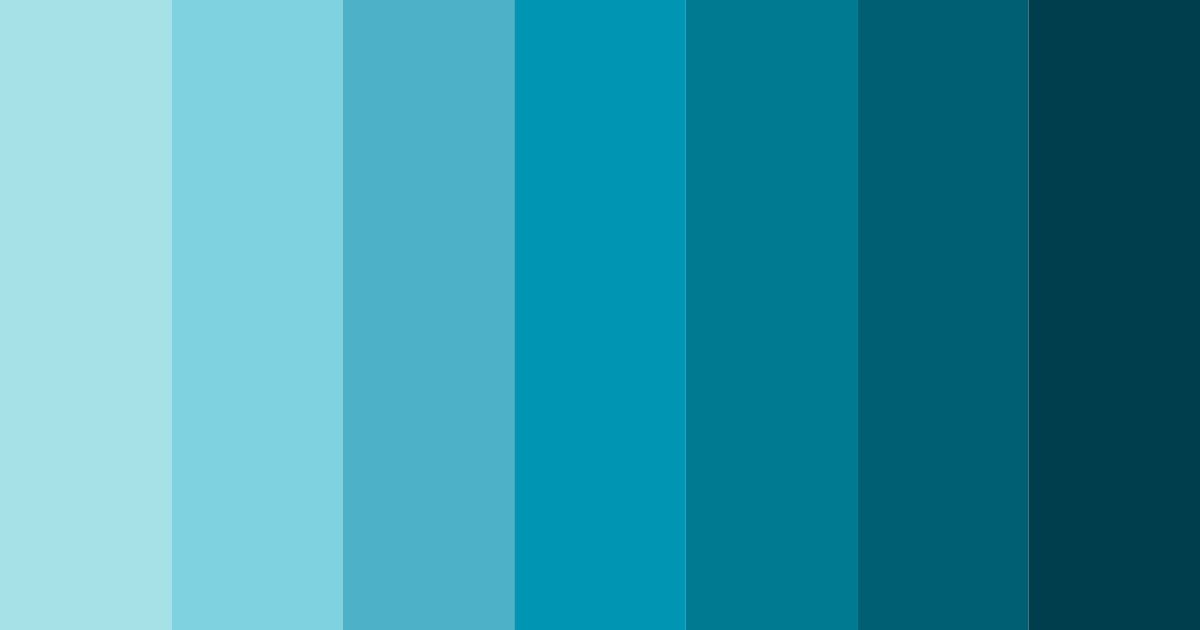 Download blue dolphin color palette PNG image (landscape)