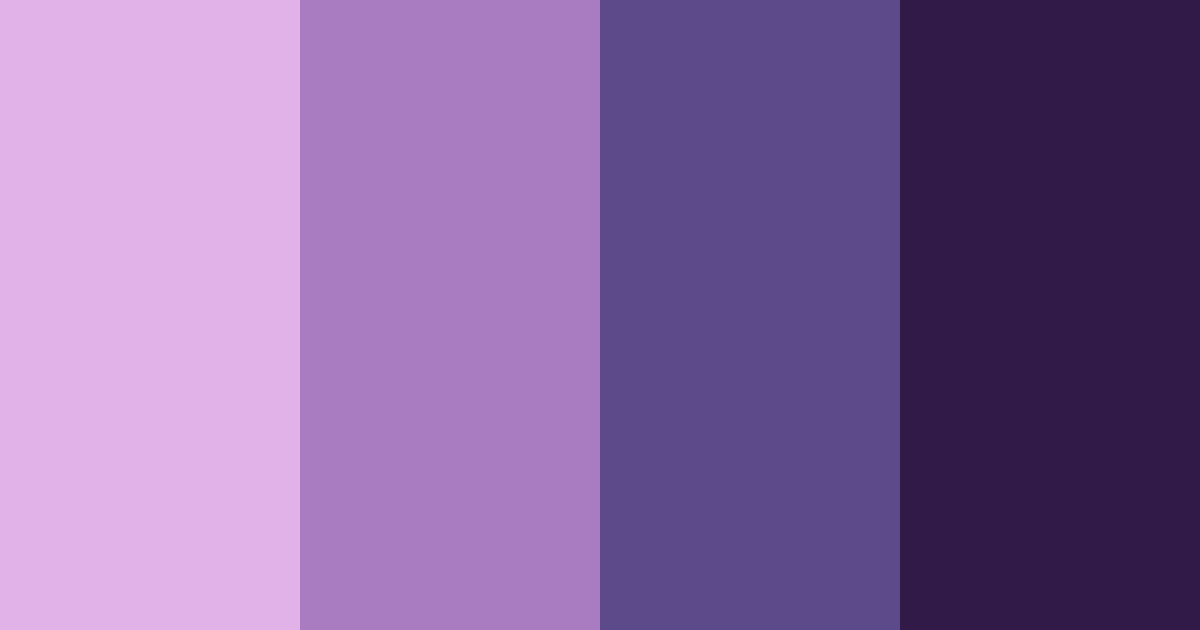 Download infernal amethyst color palette PNG image (landscape)