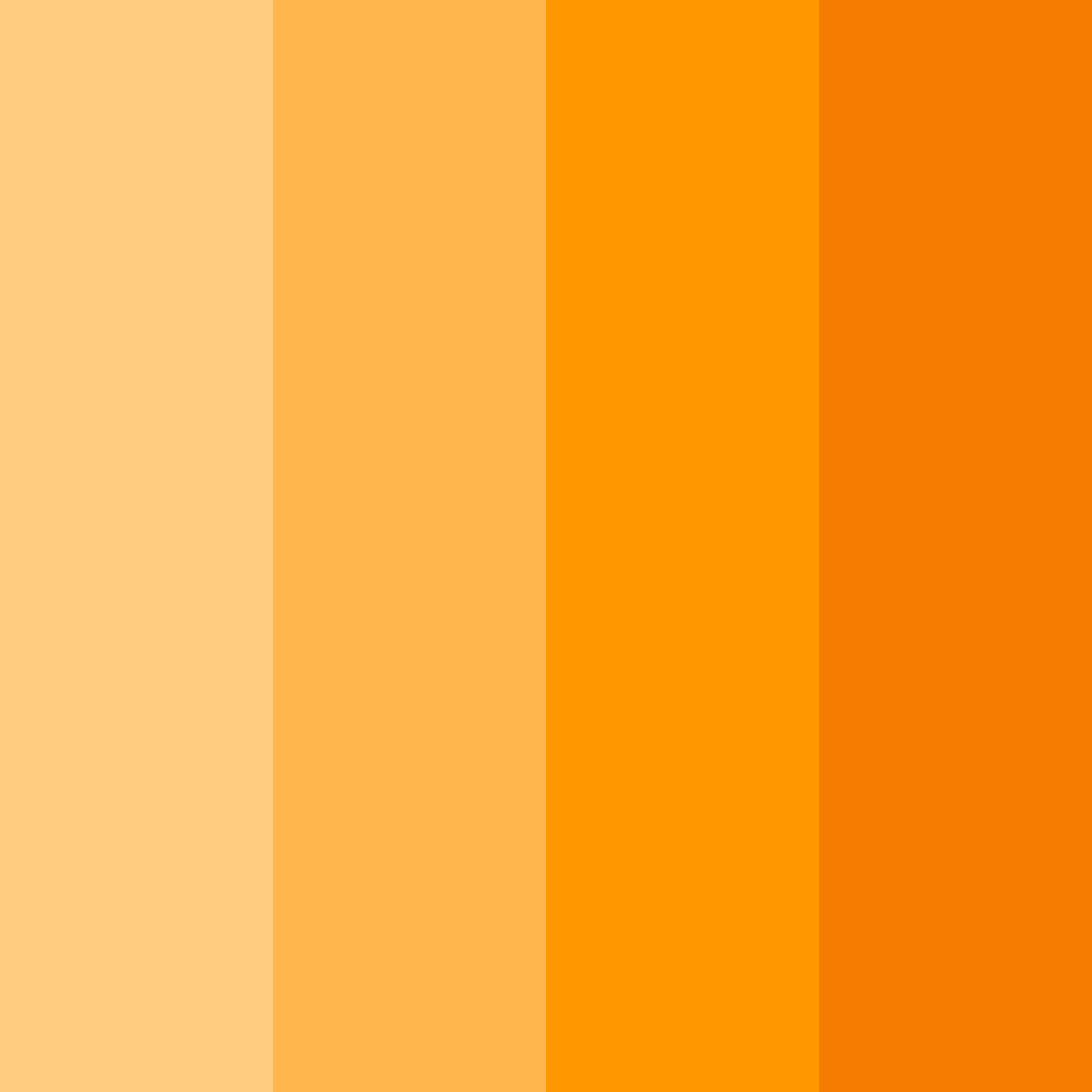 Download citrus sunrise color palette PNG image (square)