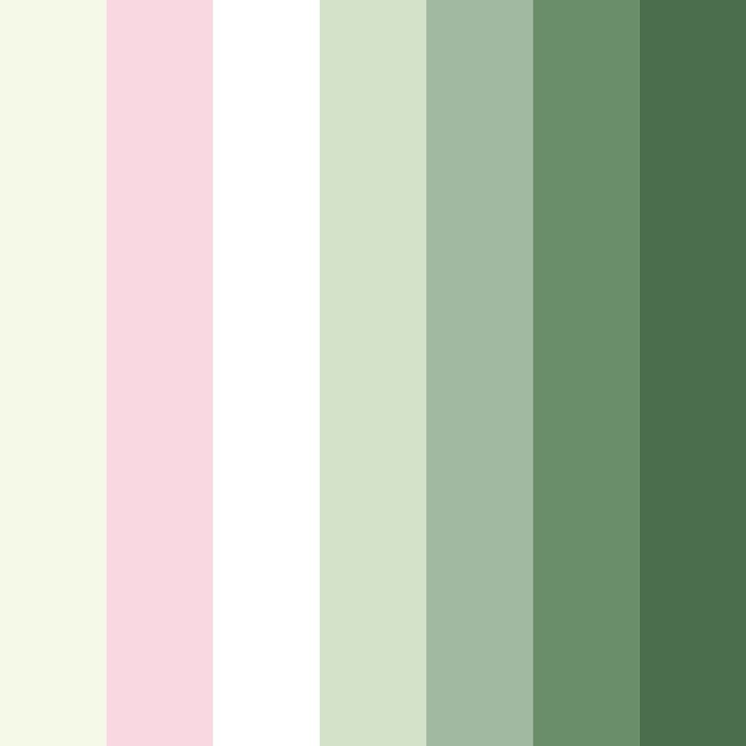 Download whispering meadow color palette PNG image (square)