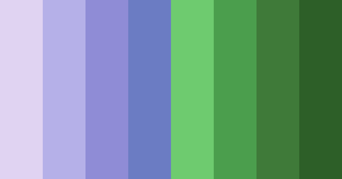 Download purple and green harmony color palette PNG image (landscape)