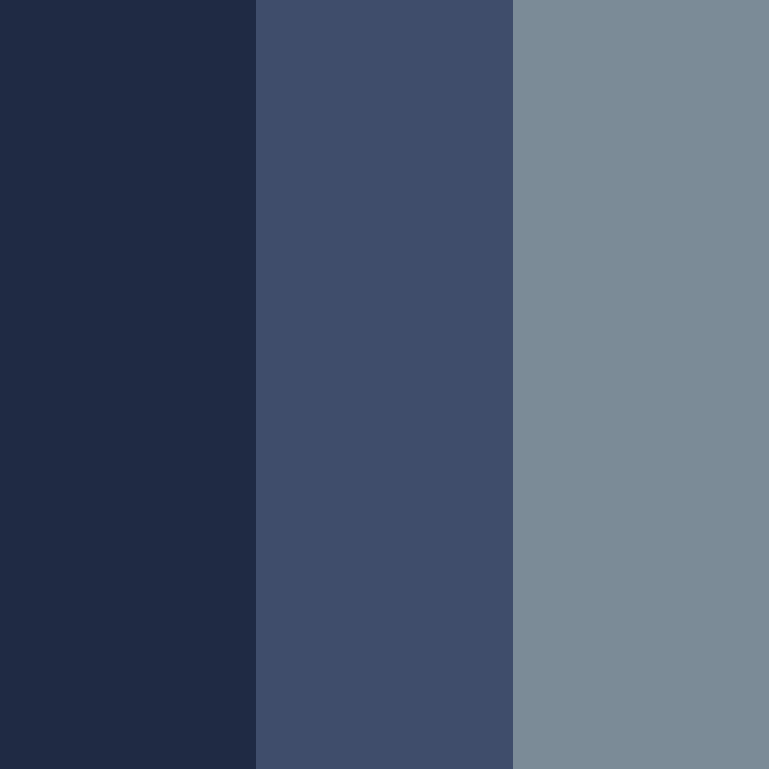 Download midnight cascade color palette PNG image (square)