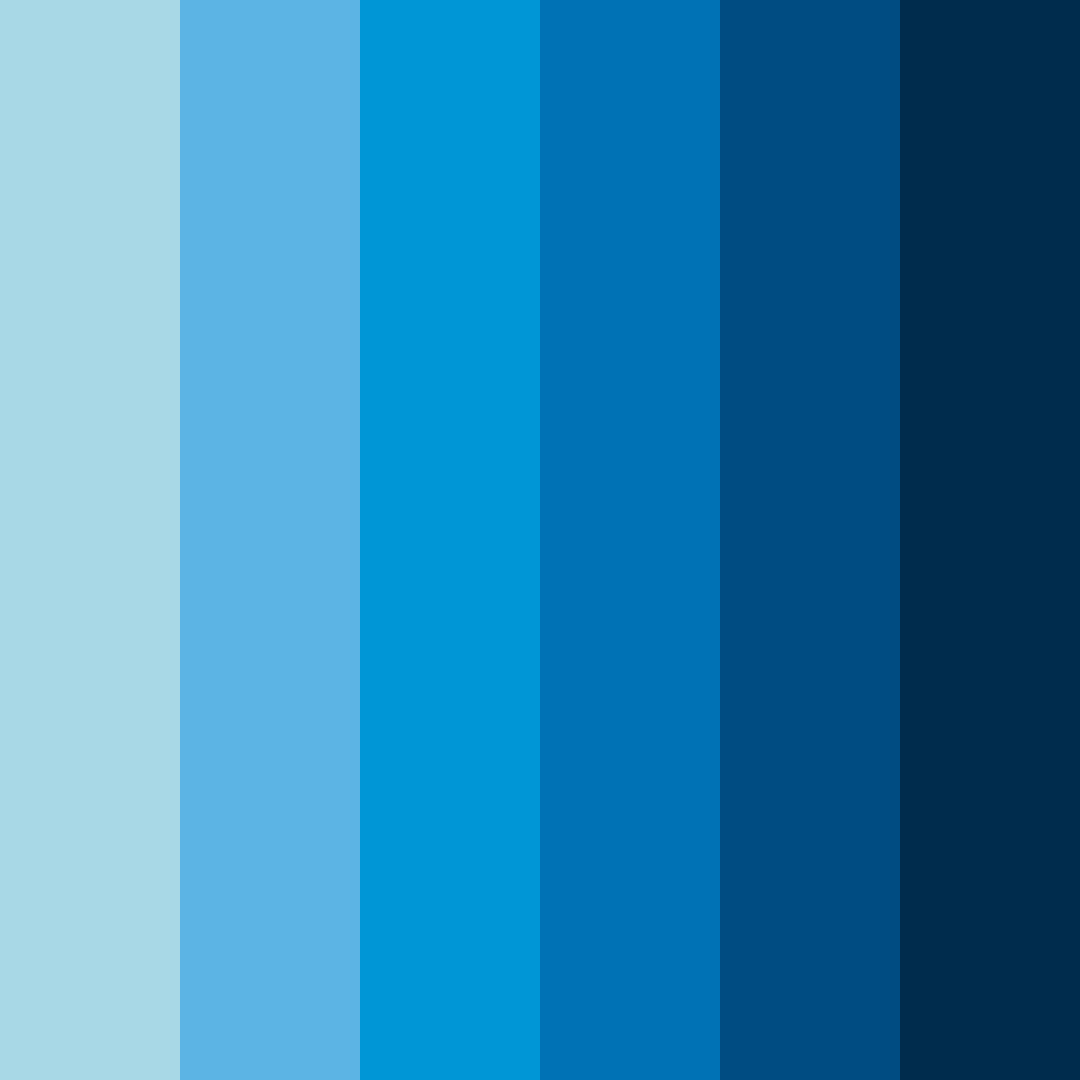 Download blue ski racing color palette PNG image (square)