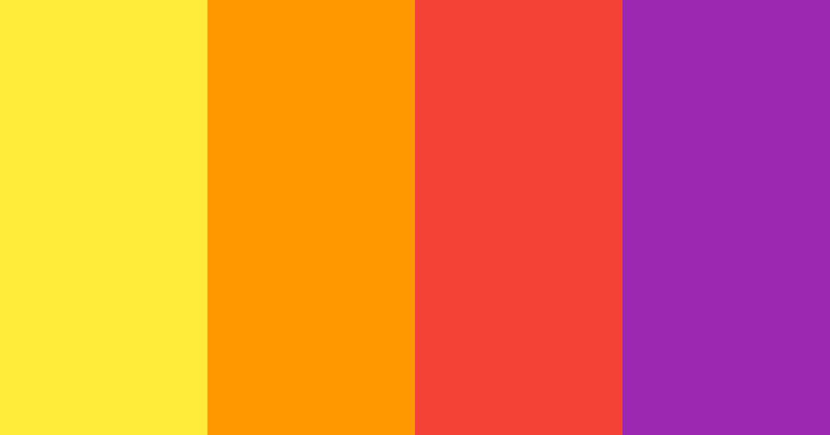 Download vibrant harmony color palette PNG image (landscape)