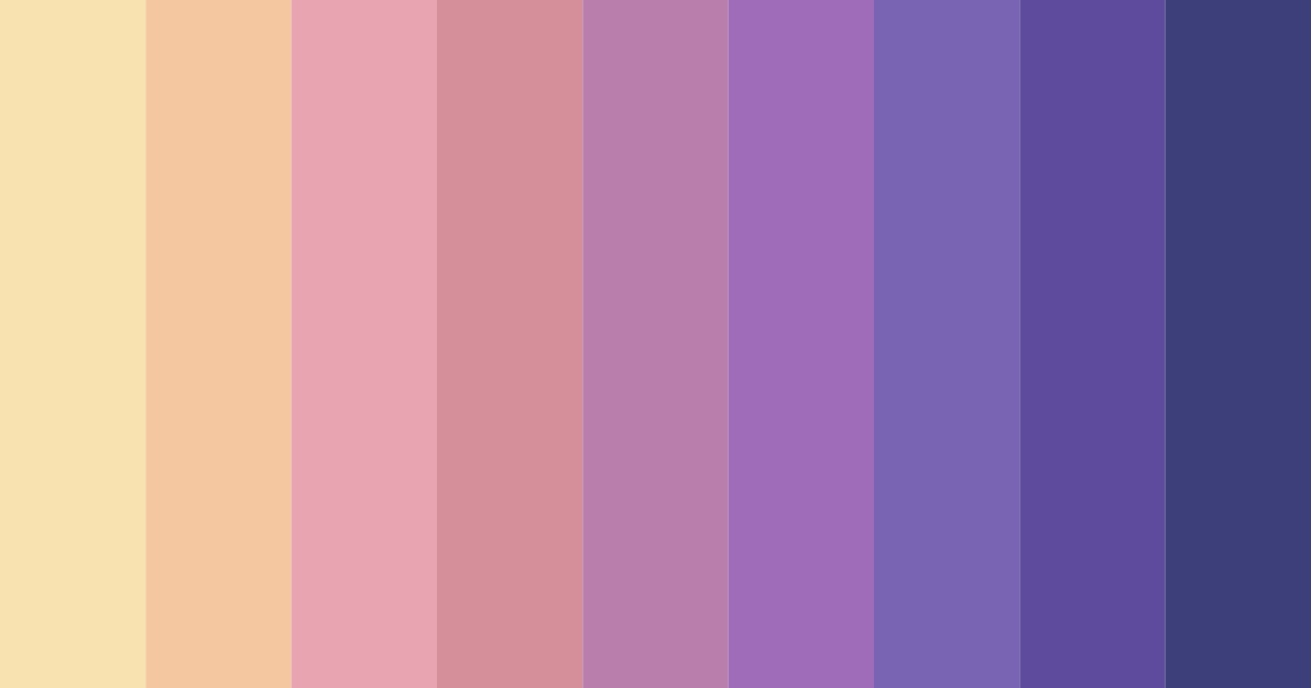 Download purple sunset color palette PNG image (landscape)