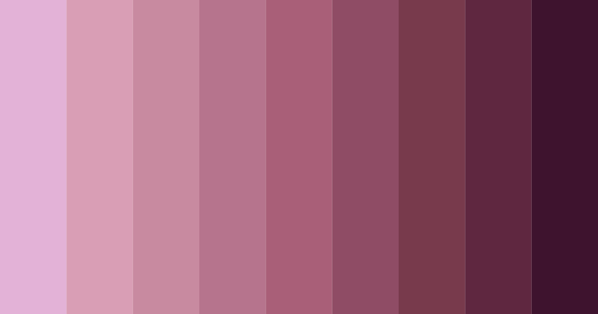 Download mulberry shades color palette PNG image (landscape)
