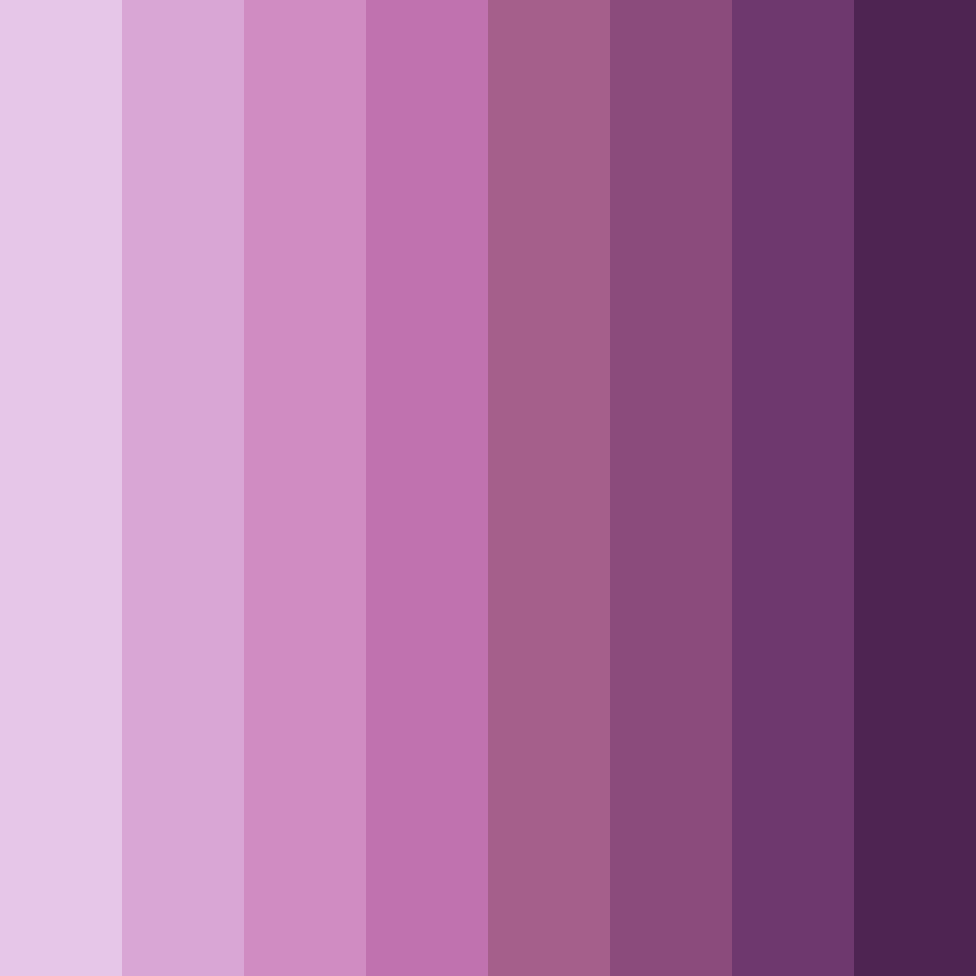 Download purple dream color palette PNG image (square)
