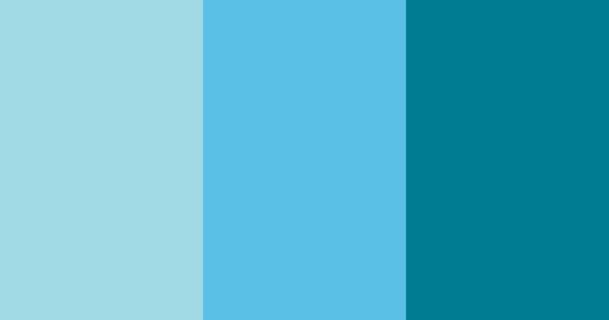 Download turkish blue breeze color palette PNG image (landscape)