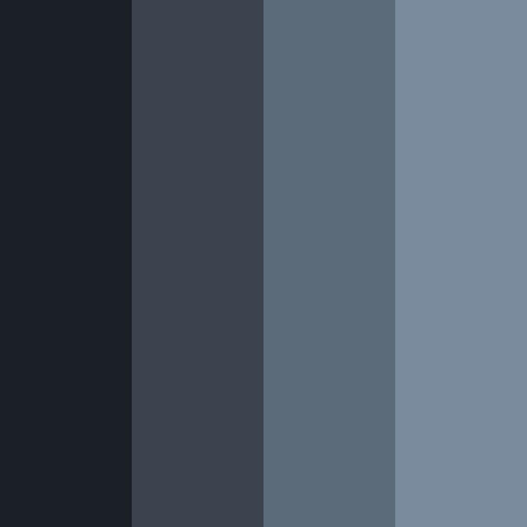 Download dark blue color palette PNG image (square)