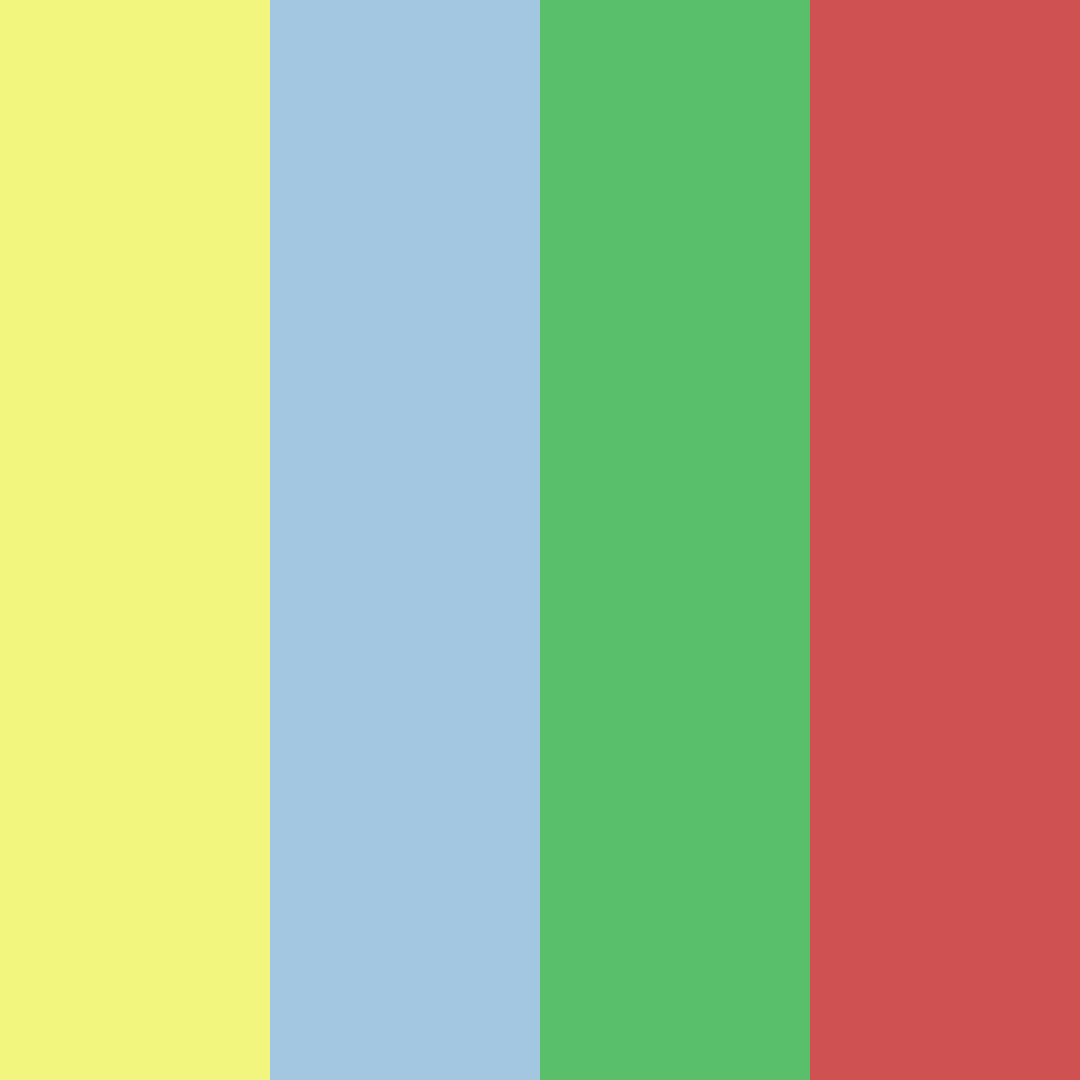 Download vibrant harmony color palette PNG image (square)