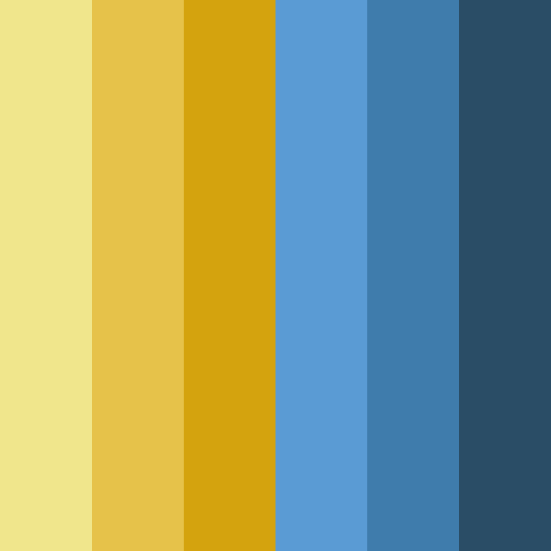 Download sunlit waves color palette PNG image (square)