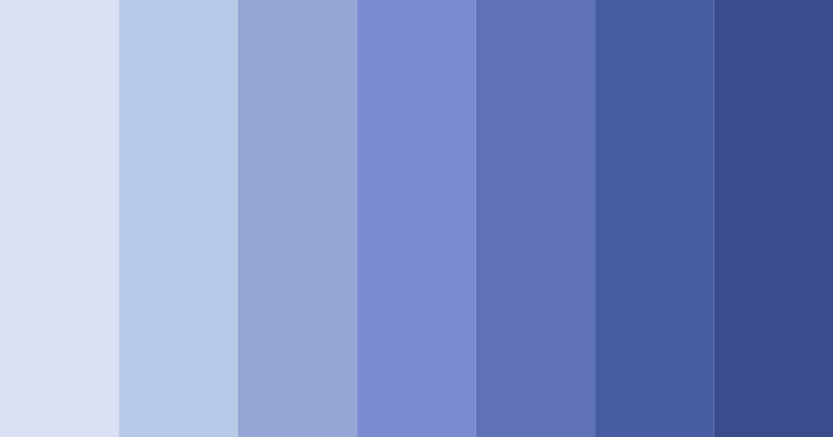 Download blue horizon color palette PNG image (landscape)