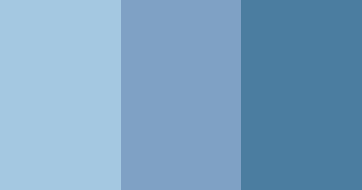 Download blue horizon color palette PNG image (landscape)