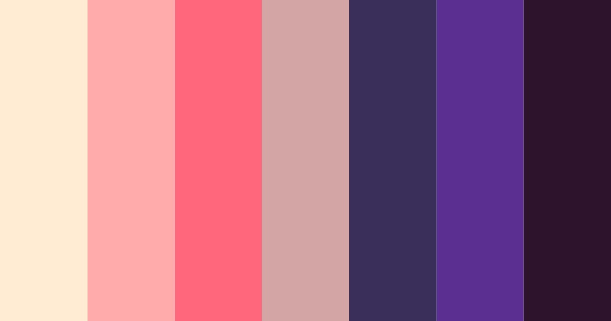 Download whimsical twilight color palette PNG image (landscape)