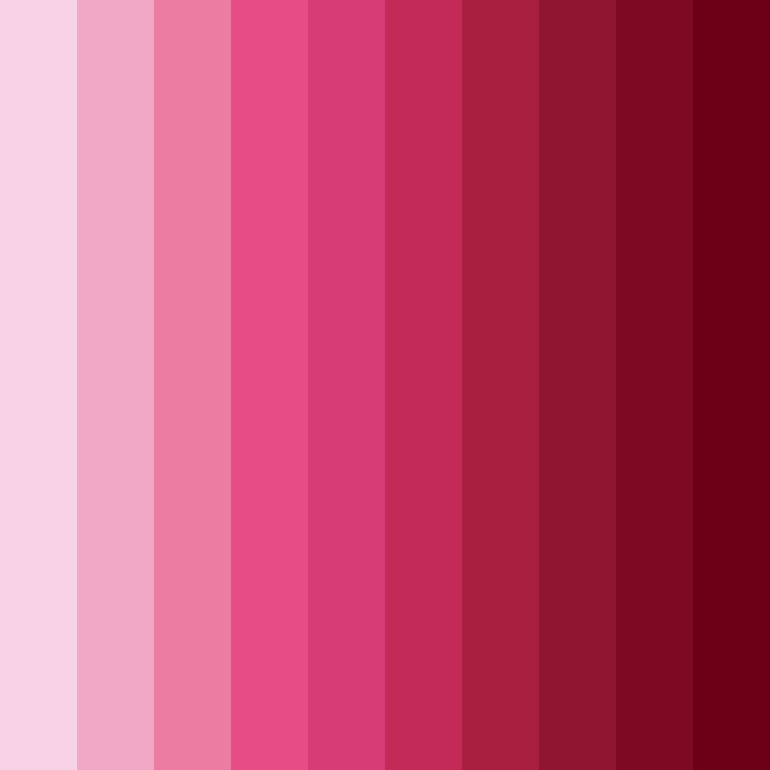 Download bold pink color palette PNG image (square)