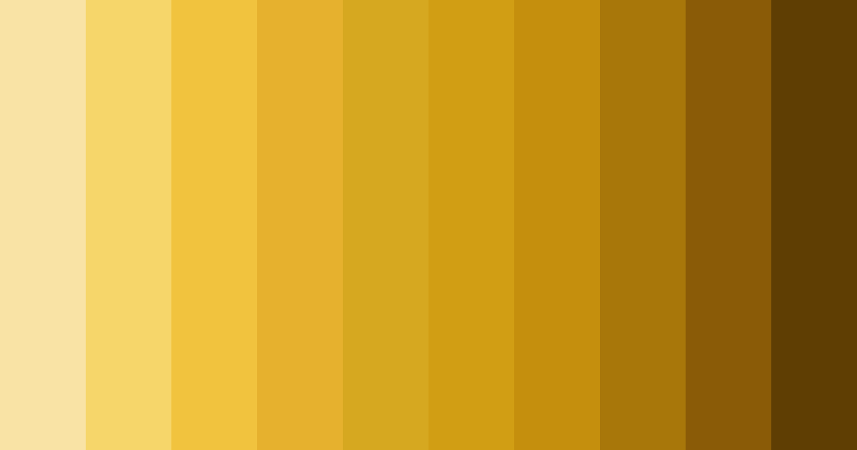 Download golden harmony color palette PNG image (landscape)